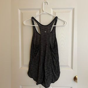 Women’s Medium Black and Grey Lululemon Tank Top